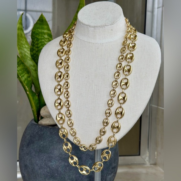 10 karat gold, mariner, chain necklace - Picture 14 of 16